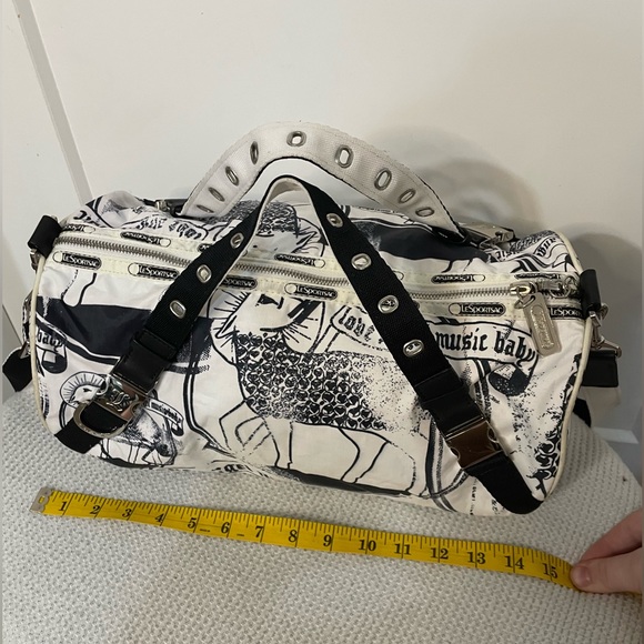 LeSportSac x Gwen Stefani L.A.M.B. RARE Y2K Vintage Duffle Bag / Gym Bag EUC - Picture 7 of 15